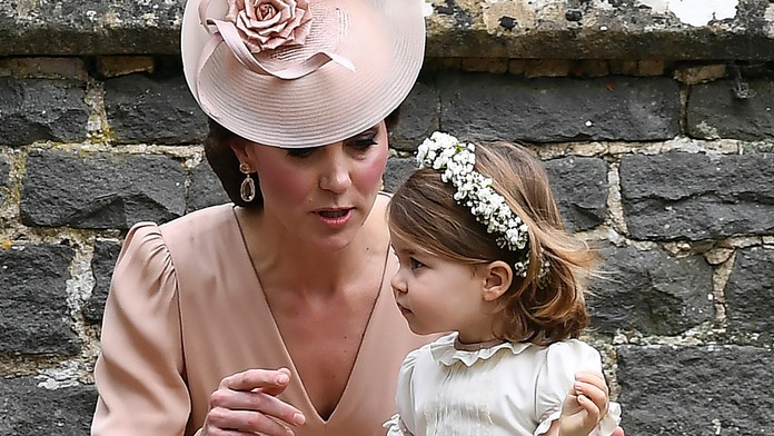 Kate Middleton a princezná Charlotte.