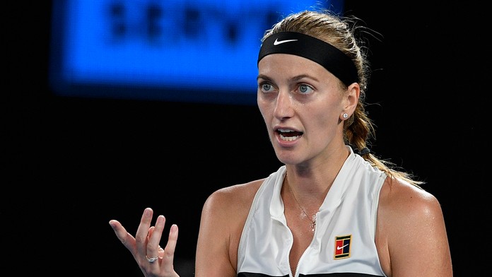 Tenistka Petra Kvitová vo finále na Australian Open.