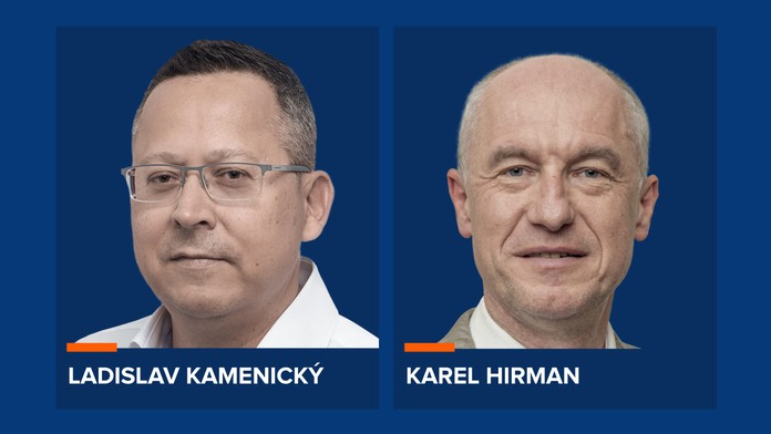 Ladislav Kamenický a Karel Hirman.