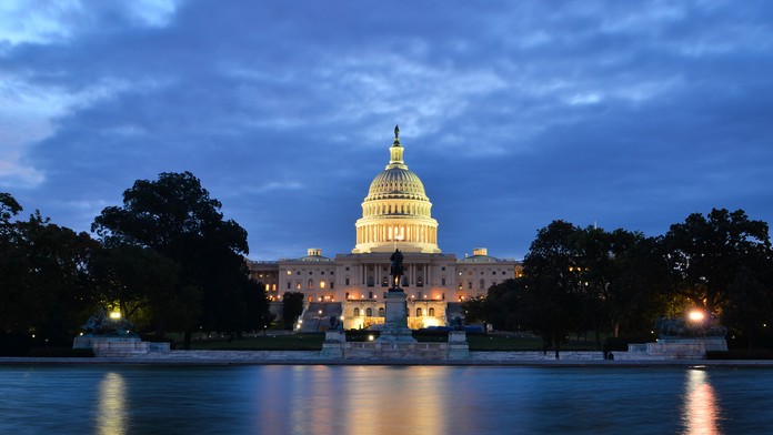 Budova Kapitolu v americkom Washingtone