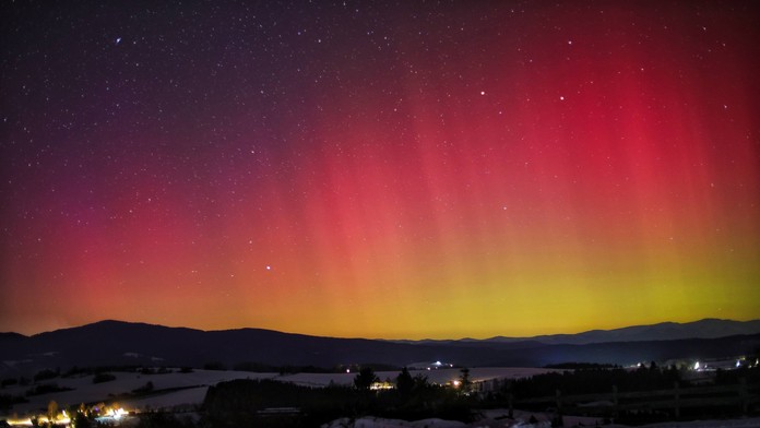 FOTO: Oblohu opäť rozžiarila polárna žiara. Slováci ju zachytili na parádnych záberoch