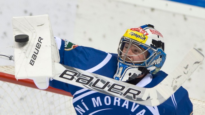 Na snímke slovenský brankár Marek Čiliak.