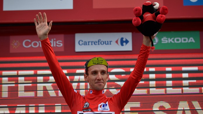 Britský cyklista Simon Yates.