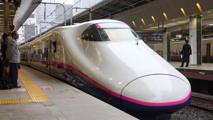 Japonský rýchlik v Tokiu