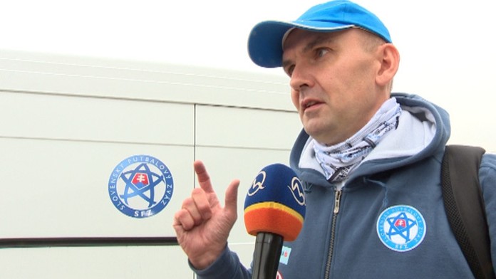 Fyzioterapeut futbalistov Marián Drinka.