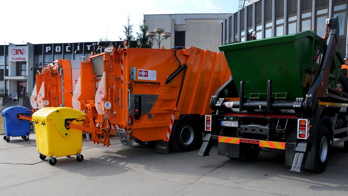 Odvoz odpadu - ilustračná snímka