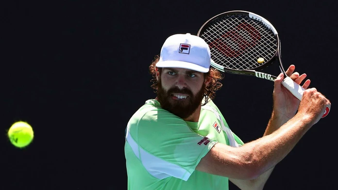 Reilly Opelka v 2. kole Australian Open 2022.