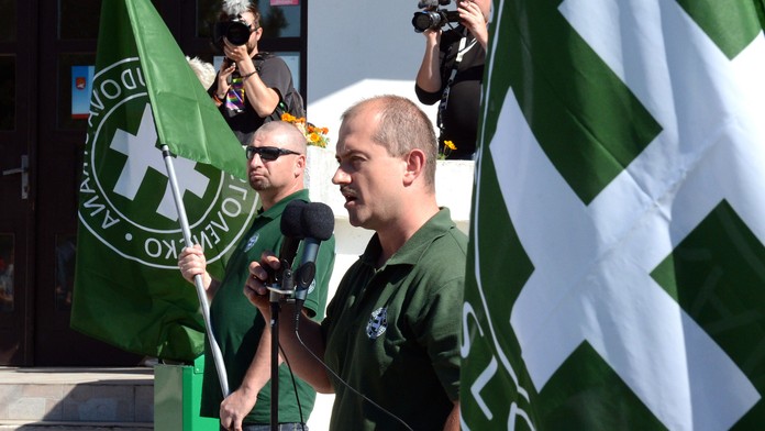 Predseda ĽSNS Marian Kotleba