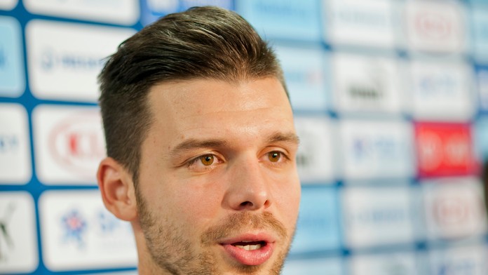 Na snímke útočník Michal Ďuriš 