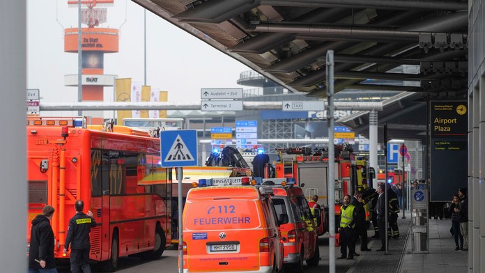 Mimoriadna udalosť na letisku v Hamburgu