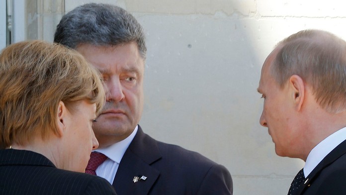 Putin a Porošenko.