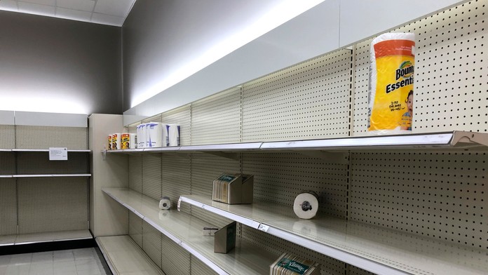 Merkelová na nákupoch