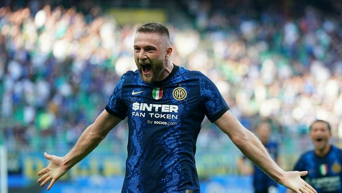 Slovenský futbalista Milan Škriniar z Interu Miláno