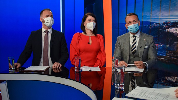 M. Šipoš, J. B. Cigániková, M. Š. Eštok v Na telo.