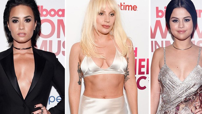 Demi Lovato, Lady Gaga a Selena Gomez