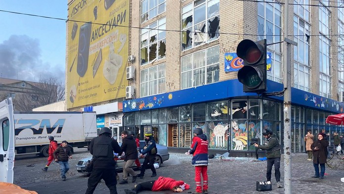 Ruské besnenie v Štedrý deň v Chersone si vyžiadalo desať obetí
