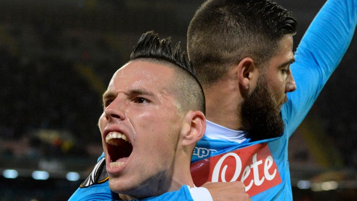 Marek Hamšík a Lorenzo Insigne.