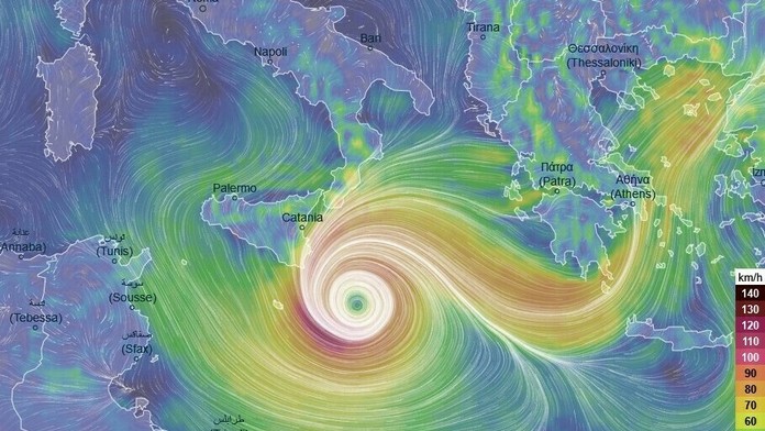 Medián nad Stredozemným morom