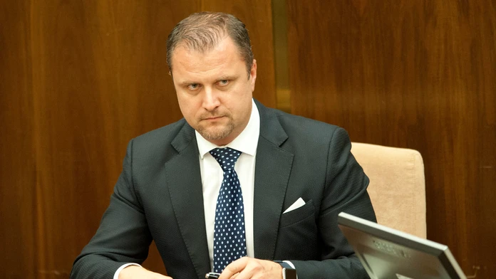 Na snímke novovymenovaný podpredseda NRSR Andrej Hrnčiar