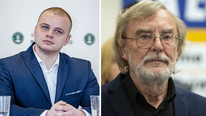 Zľava Evander Kane, Timo Meier a Logan Couture zo San Jose oslavujú gól proti Pittsburghu.