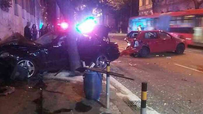 Nehoda v Bratislave.