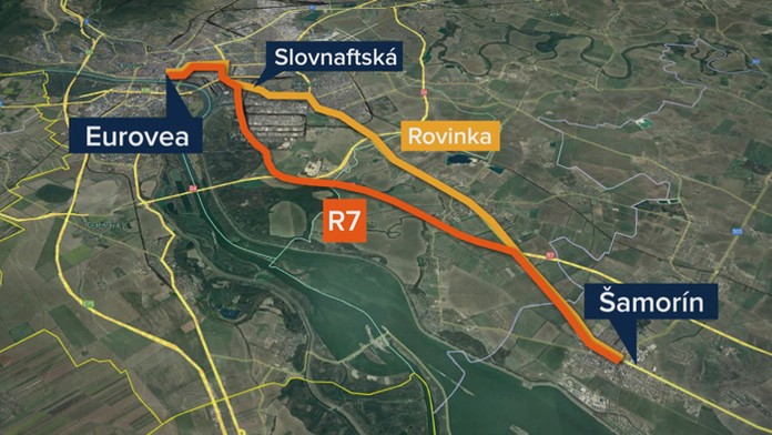 S dvoma tímami sme sa vybrali v špičke zo Šamorína do Bratislavy.