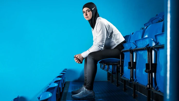 Krasokorčuliarka zo Spojených arabských emirátov Zahra Lárí.