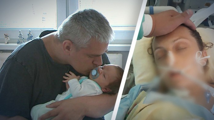 Otec so synčekom a pani Mária.