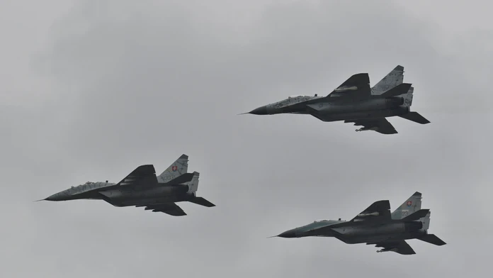 Stíhacie lietadlá MiG-29.