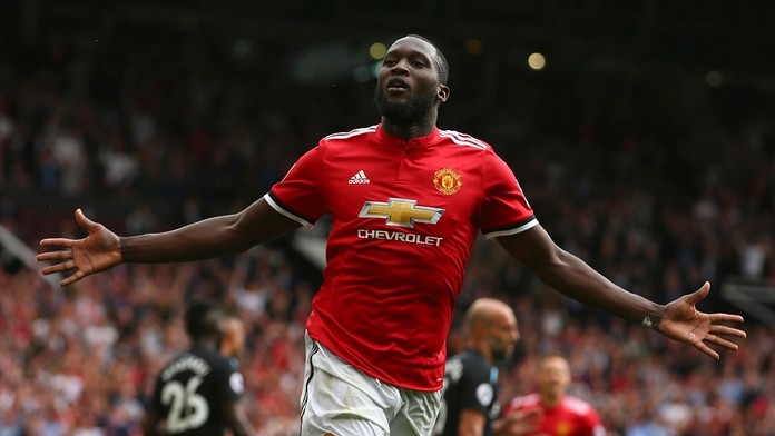 Na snímke hráč Manchesteru Romelu Lukaku.