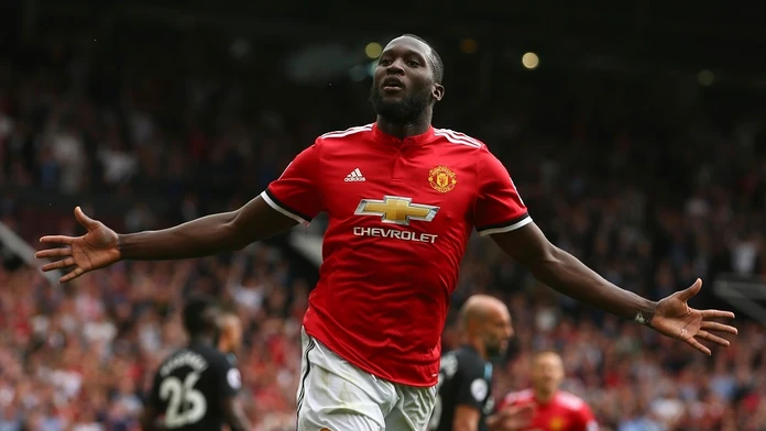Na snímke hráč Manchesteru Romelu Lukaku.