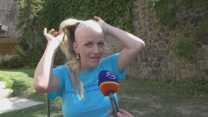 Onkologická pacientka Andrea Dubajová.