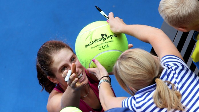 Britská tenistka Johanna Kontová.