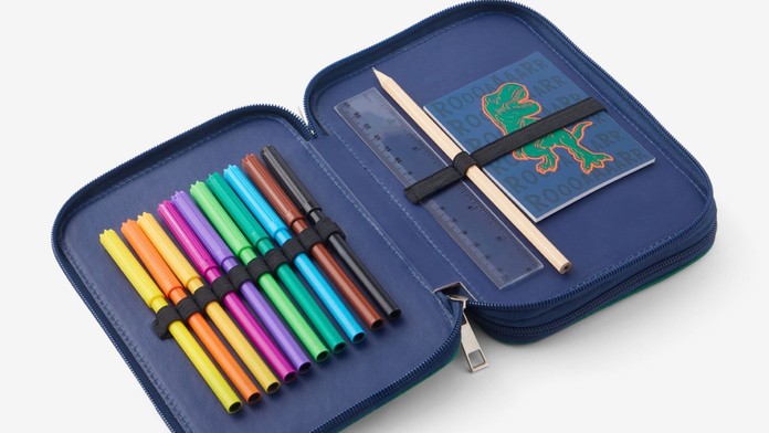 Peračník s dvoma zipsami s motívom dinosaura, Pepco, 7 Eur