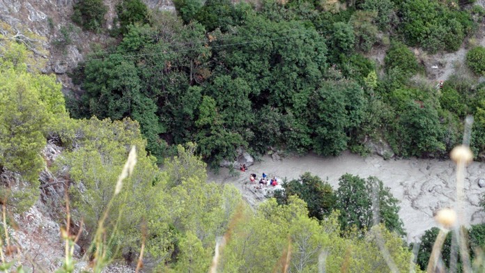 Záchranná akcia v rokline Raganello v Taliansku
