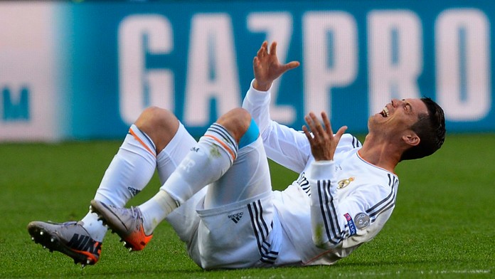 Najlepší futbalista planéty v jeho typickej póze.