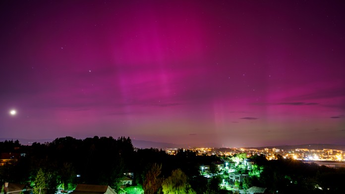 Nebeské divadlo nad Zvolenom.