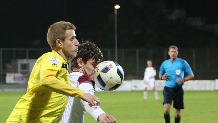 Na snímke hráč Spartaku Myjava (archívna snímka)