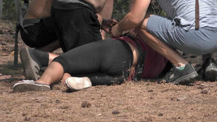 Monike prišlo nevoľno a odpadla