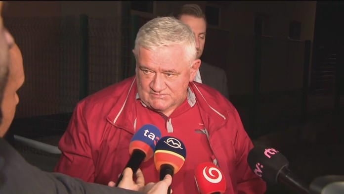 Ján Slota po rozhodnutí súdu.