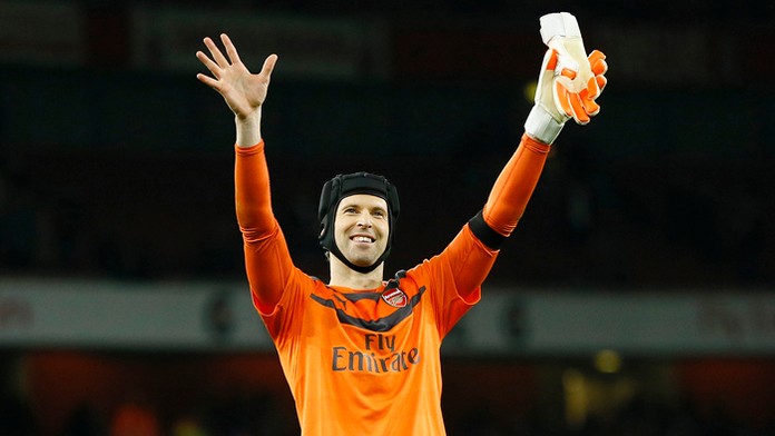 Brankár Arsenalu Londýn Petr Čech.