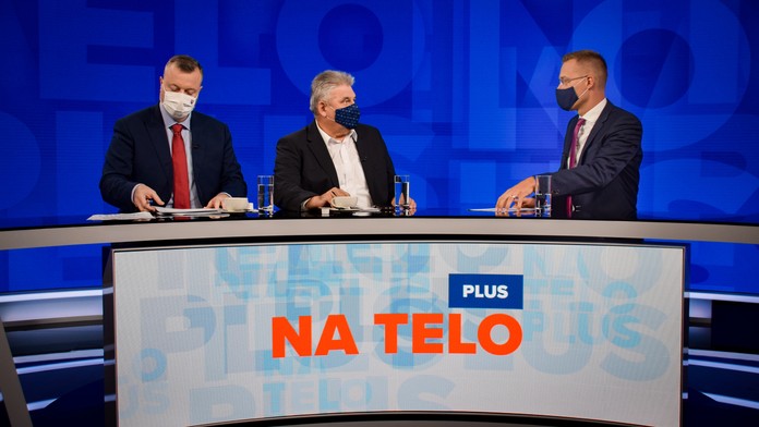 Milan Krajniak a Ján Richter v Na telo plus.