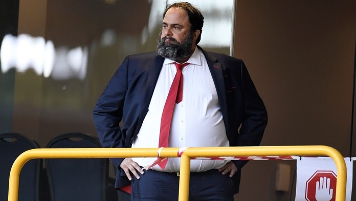 Majiteľ Olympiakosu Evangelos Marinakis.