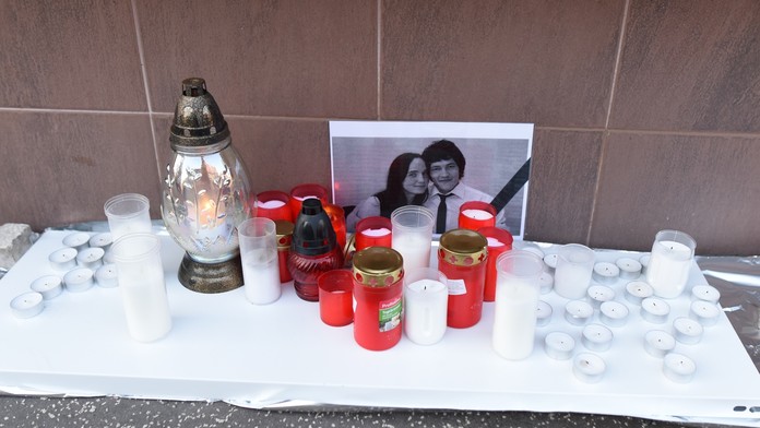 Spomienka na Jána Kuciaka a Martiny Kušnírovej. 