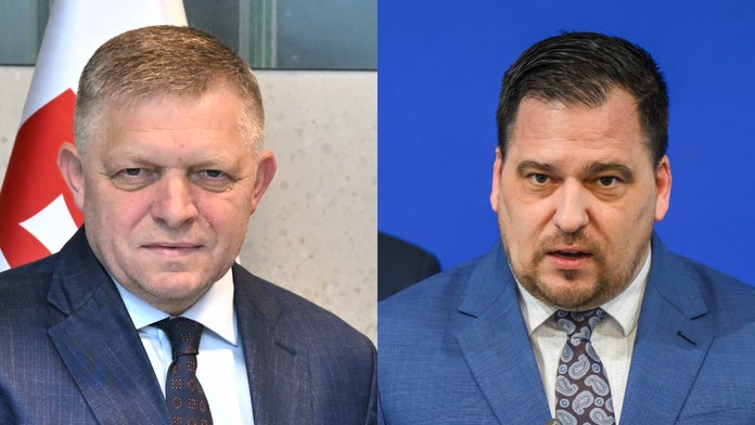 Premiér Robert Fico a europoslanec Tomáš Zdechovský