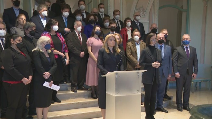 Prezidentka s osobnosťami.