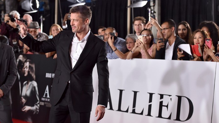 Americký herec Brad Pitt. 