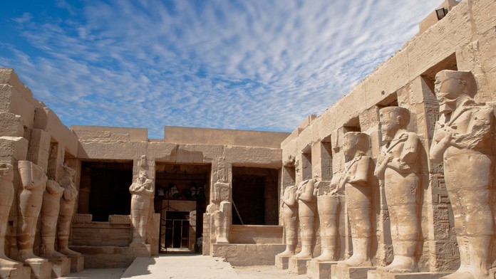 Staroveký chrám Karnak v Luxore