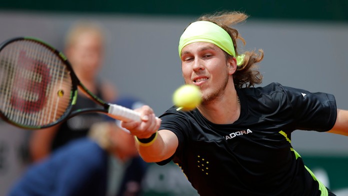 Lukáš Lacko na Roland Garros.