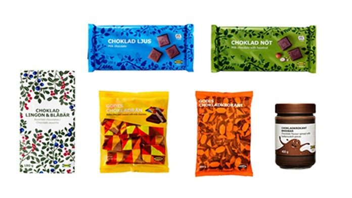 Čokolády, ktoré sťahuje IKEA.